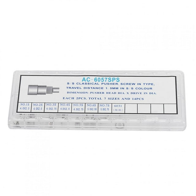 Steel Watch Pusher, Watch Accessories, Practical Screw-In Type Watch Repairing Workers Watch Making Watch Repairing For Watch Makers