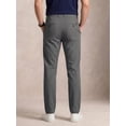 thumbnail image 2 of Men's 4-Way Stretch Dress Pants - Mid-Rise Straight Cut with Elastic Waist (Business Casual), 2 of 8