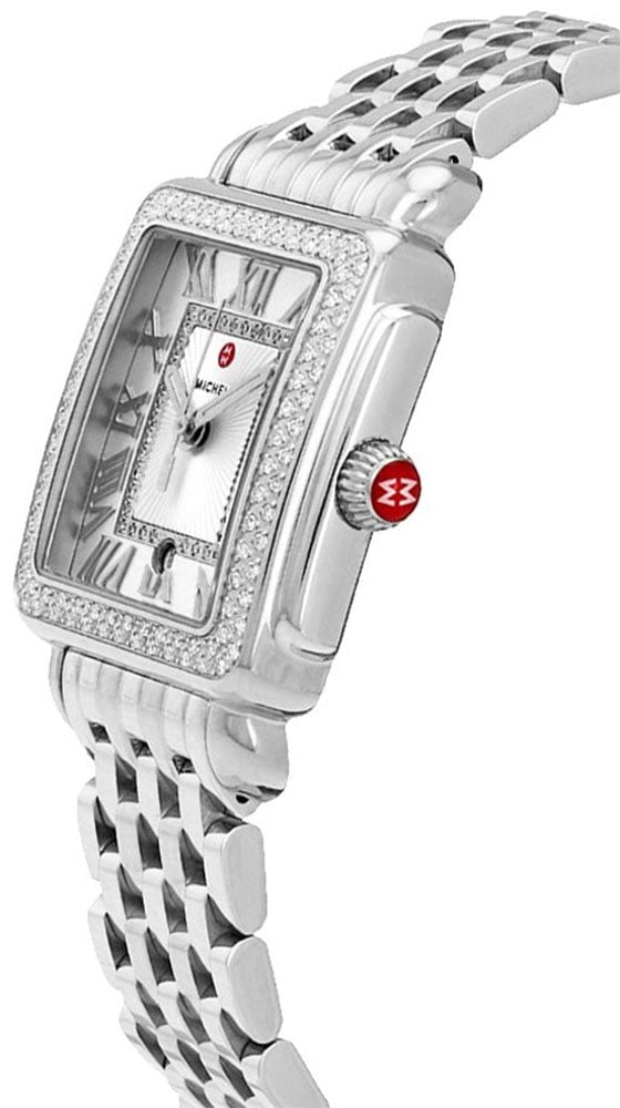 Michele Women's Deco Madison Mid Silver Dial Watch - MWW06G000001