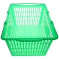 thumbnail image 1 of unbranded Portable Plastic Basket for Grocery Shopping with Handle 1Set, 1 of 7