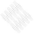 thumbnail image 2 of Artificial Toe Nail Set, Square Toenails 240pcs  For Prom Ordinary Color,Transparent, 2 of 8