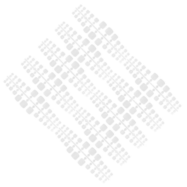 Juego de uñas postizas para dedos del pie, 240 piezas, uñas postizas para dedos del pie, diseño aerodinámico