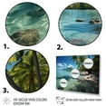 thumbnail image 3 of Designart "Beaches of Bora Bora IV" Nautical & Beach Floater Framed Canvas Wall Art, 3 of 7