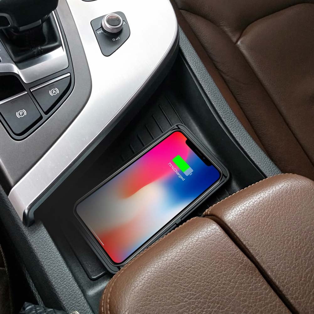 SOFEIYA Car Wireless Charging Pad Non Slip Fast Charger 15W Can Be Cropped Car Charger D