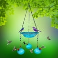 thumbnail image 6 of EUDIDV Suet Bird Feeder Hummingbird Feeder Outdoor Hanging Bird Feeder Birdbath Patio Garden Decoration Avian Feast Station, 6 of 7