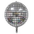 thumbnail image 3 of Globo de película de aluminio para decoración de fiesta de cumpleaños con bola de discoteca láser 4D de colores, globo de película de aluminio para actividades en bares y centros comerciales, 3 of 5