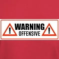 thumbnail image 3 of CafePress - Warning Offensive Dark T Shirt - Men's Classic Graphic Cotton T-Shirt, 3 of 4