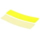 thumbnail image 4 of 2 Unidades Rueda Llanta Cejas Etiqueta Engomada Reflectante Decoración Señal de Advertencia Amarillo Yotijar Etiqueta engomada de las cejas de la rueda del coche, 4 of 9