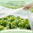 thumbnail image 3 of Saburrnity 2-Pack Garden Netting for Raised Beds, Bird Netting Pest Barrier - Rectangular Plant Covers with Drawstring for Vegetable Protection, 3 of 6