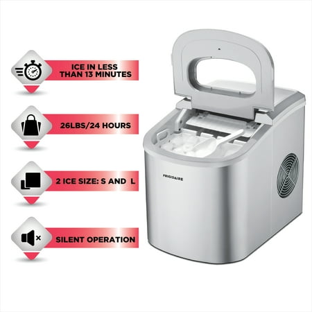 Frigidaire - 26-Lb. Compact Ice Maker