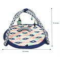 thumbnail image 6 of Bacati - Aztec Girls Activity Gym & Playmat, Coral/Mint/Navy with Owls/TeePee Toys, 6 of 6