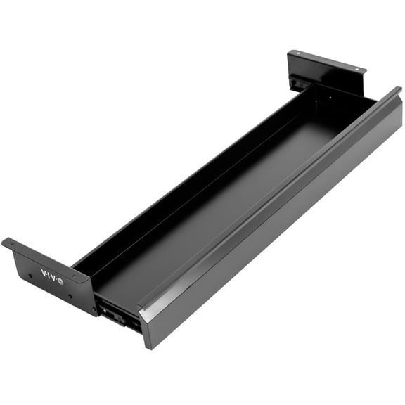 VIVO Black Space Saving 33" Pull Out Under Desk Storage Drawer without Shell