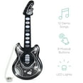 thumbnail image 4 of Best Choice Products 19in Kids Flash Guitar, Pretend Play Musical Instrument Toy for Toddlers w/ Mic, Stand - Black, 4 of 7