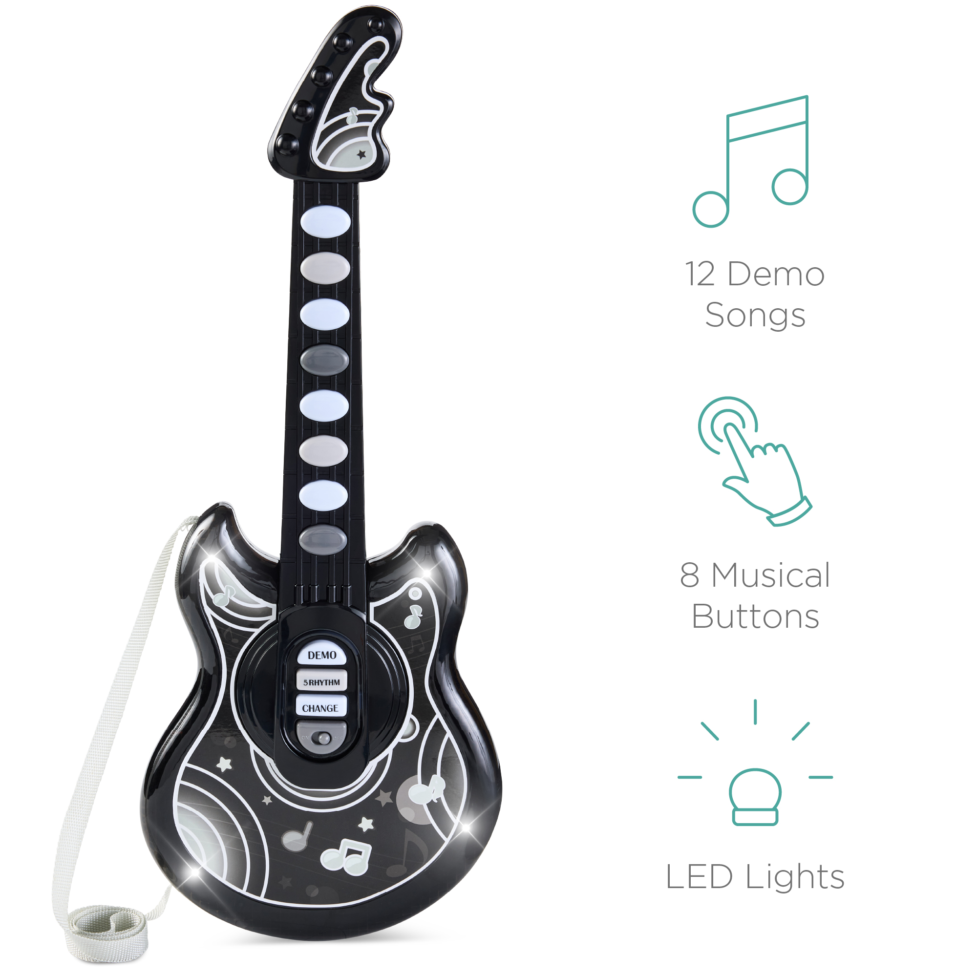 Best Choice Products Kids Flash Guitar Set, 19 Inch photo 4