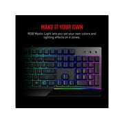 MSI Vigor GK30 Gaming Keyboard & GM11 Gaming Mouse Combo - Mechanical Membrane Switches, 6-Zone RGB, Water Repellent & Splash-Proof, 5000 DPI - Black
