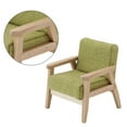 thumbnail image 6 of Doll House Sofa, Paulownia Wood Doll House Sofa 1:12 Doll House Miniature Japanese Style Single Fabric Armchair Sofa,Dollhouse Accessories Furniture Decoration For Living Room, 6 of 8