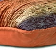 thumbnail image 2 of Designer Brown 12"x22" (30x55 cm) Lumbar Pillow Cover, Velvet Ombre & Wringled Velvet Oblong Pillow, Ombre Pattern Modern Style - Ombre Play, 2 of 3