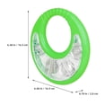 thumbnail image 2 of Shisuyan Tambourine Hand Bell ABS 2Set For Children Stage Performance 6.5X6.5X0.8In, 2 of 8