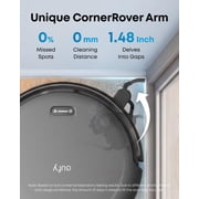 eufy C10 Robot Vacuum Self Emptying, 8 Weeks Hands Free, Advanced Smart Mapping with LiDAR Navigation, Edge Expansion Brush for Pet Hair, Carpet Detection