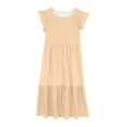 thumbnail image 5 of Miluxas Girl Summer Boho Sundress Ruffled Pockets Dresses, 5 of 6