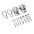thumbnail image 1 of Juego de hamacas colgantes BuyWeek Perchas de acero inoxidable para columpios, 1 of 14