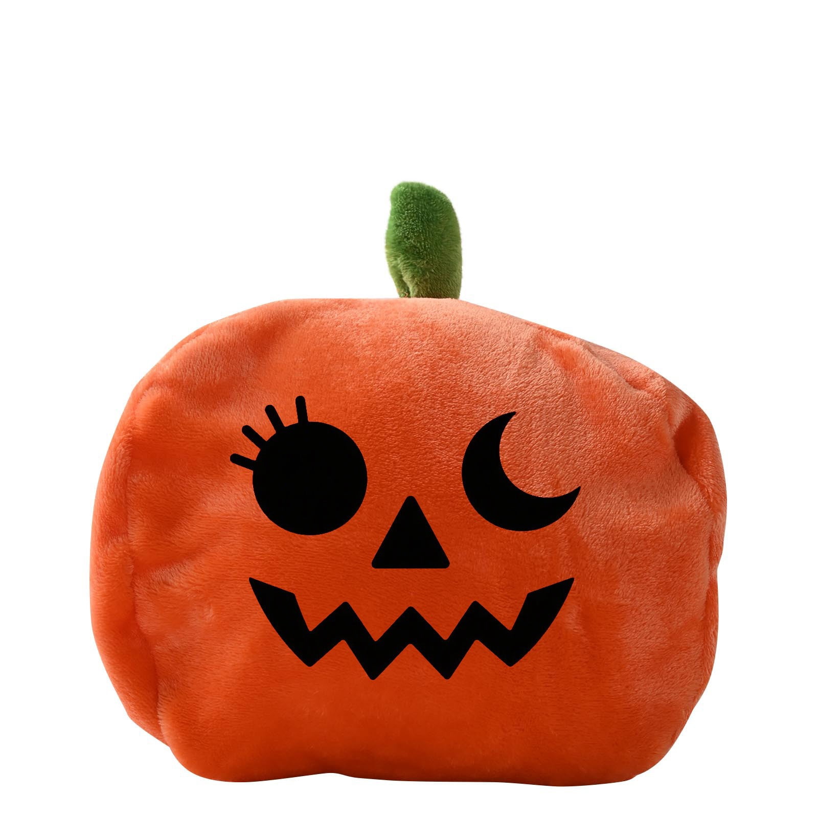 Riecok Plushible Wearable Hoodie Flannel Multifunctional Long Sleeve Pumpkin Sweatshirt with Pocket Cozy Soft Holiday Gifts