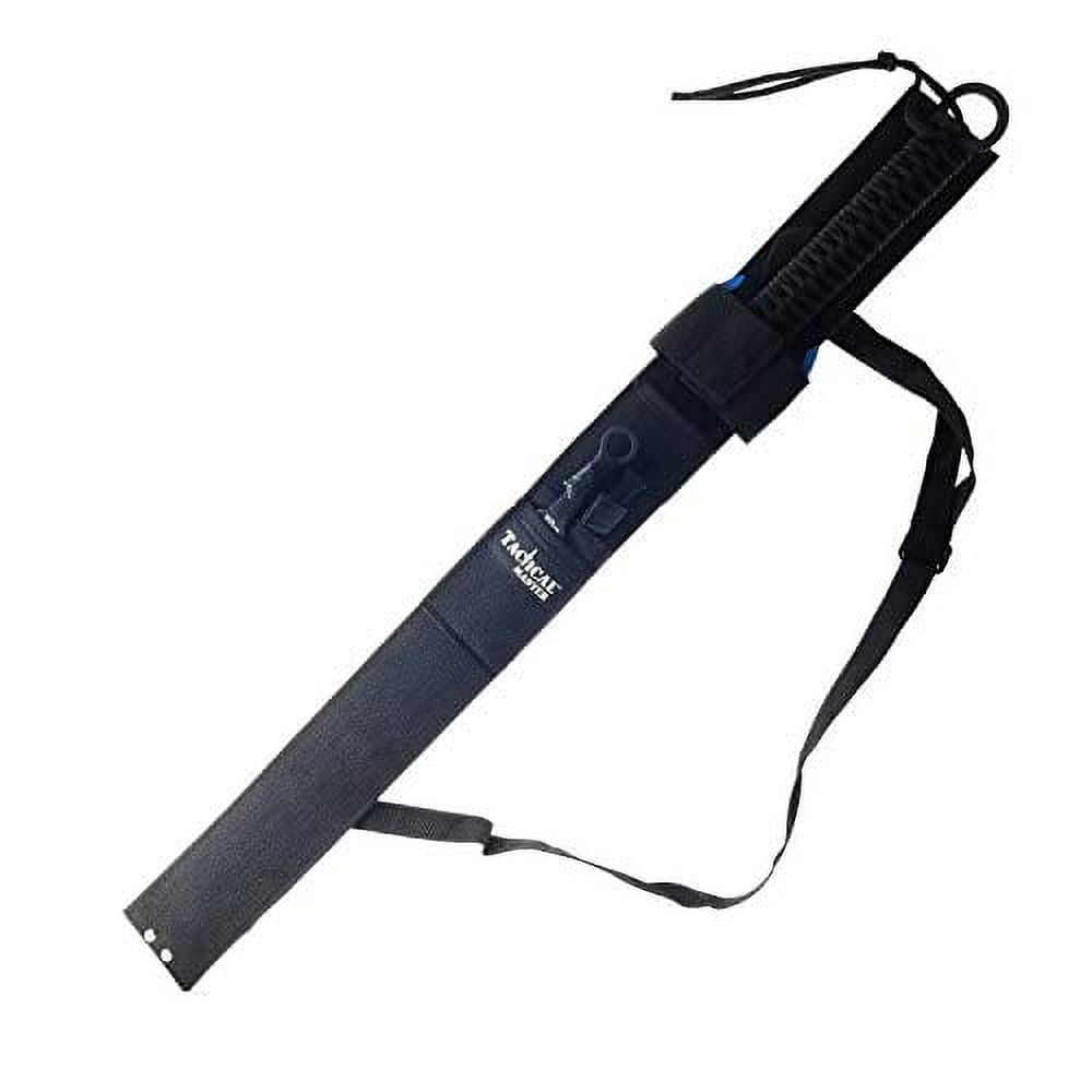 27" Bat Style Fixed Blade Machete Set. for Collection, Gift, Camping: Cut Ropes Branches and Open Boxes (Blue)