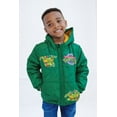 thumbnail image 2 of Teenage Mutant Ninja Turtles Donatello Raphael Leonardo Zip Up Puffer Jacket Toddler to Big Kid, 2 of 5