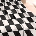 thumbnail image 3 of Black and White Checkered Pattern Blanket,Comfortable Soft Flannel Throw Blanket,All Season,Warm Lightweight Blankets for Sofa Bed Couch Living Room Chair,30"x40", 3 of 4