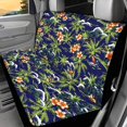 thumbnail image 2 of Uourmeti Tropical Hibiscus Print Car Seat Covers for Truck, 2 Piece Non-Slip Universal Seat Backrest Covers Stretch Waterproof Bench Seat Covers, 2 of 4