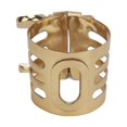thumbnail image 2 of Alto Saxophone Mouthpiece Ligature Brass Gold Double Screws Alto Sax Ligature Fastener for Replacement, 2 of 4