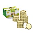 thumbnail image 2 of American Raven Canning Lids & Rings - Fits Ball & Kerr Regular Mouth Mason Jars |Pack of 12, Gold|, 2 of 6