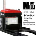 thumbnail image 5 of Millilift 3300LB Max Weight Electric Pallet Truck, 5 of 11