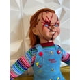 thumbnail image 3 of Muñeco Chucky Cicatrizado Cuerpo de Felpa de 80 cm con Huellas y Agujetas Reales, 3 of 5