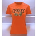 thumbnail image 3 of Playera Blusa Cherry Cerezas Animal Print Color Anaranjado Talla Mediana Marca Emil SaEs, 3 of 4