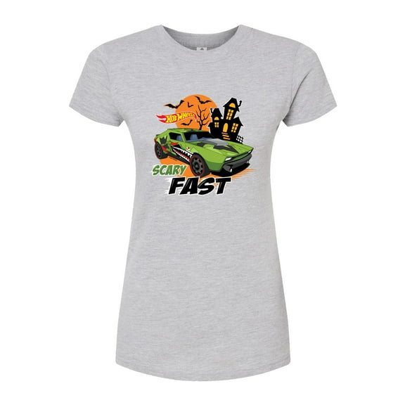 Hot Wheels - Halloween - Scary Fast - Juniors Fitted Graphic T-Shirt