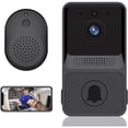 thumbnail image 1 of 1pcs Wireless Remote Video Doorbell Smart Home Intercom HD Night Vision Wifi Charging Smart Doorbell Two-Way Talk APP Control, 1 of 5