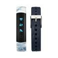 thumbnail image 3 of iTouch Slim Interchangeable Fitness Activity Tracker With Bonus Strap White Printed/Navy, 3 of 7