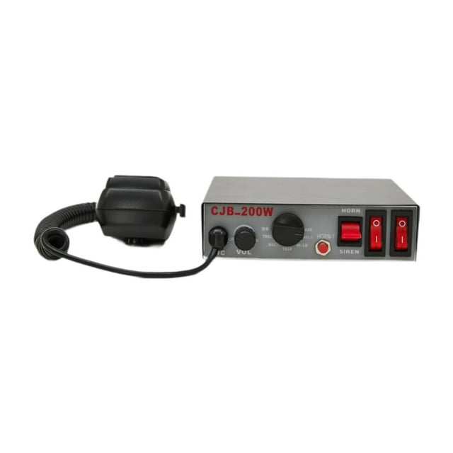 koolsoo Système d'Avertissement d'Urgence PA 2x10A Interrupteurs Ambulance avec Micro Portatif
