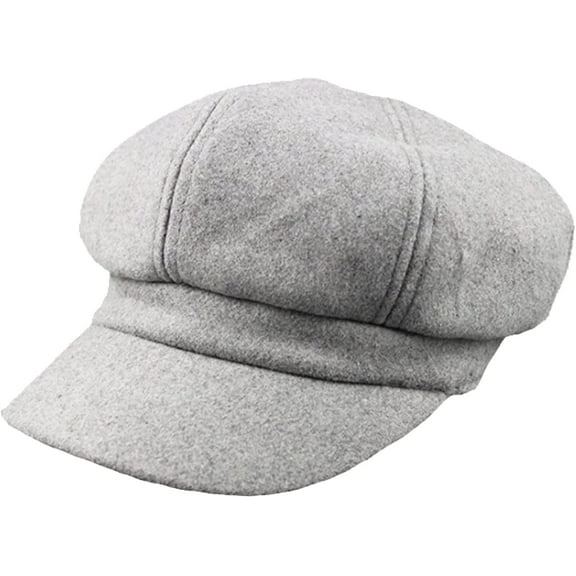 CoCopeaunts Newsboy Hats for Women Gatsby Cap Octagonal Baker Peaked Beret Driving Hat Female Sunscreen Hats Warm Painter Cap