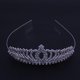 thumbnail image 4 of Corona de cristal para novia Tocado en forma de corazón Romático Elegante Joyería de lujo Tmvgtek Para estrenar, 4 of 6