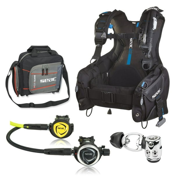 Seac Trip BCD with DX200 Cold Water Regulator Scuba Gear Package