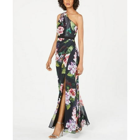 Adrianna Papell Women's Sleeveless Full Length Sheath Dress Black Size 2 Petite