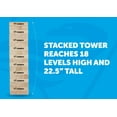 thumbnail image 5 of Triumph Fun Size 54 Tumble Strong Stacking Wooden Blocks for Game Nights with Family and Friends, 5 of 15