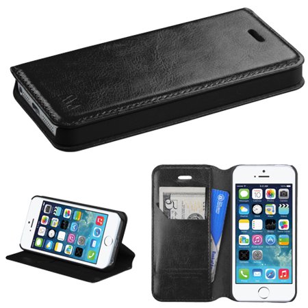 UPC 885126167710 product image for Apple iPhone 5/5S MyBat MyJacket Wallet, Black | upcitemdb.com
