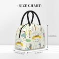 thumbnail image 4 of Vsdgher Insulated Lunch Bag Simple Bento Cooler Bag Lunch Tote Bag , Suitable for picnics, school, work (Golf Icons And Golfer Print ), 4 of 5