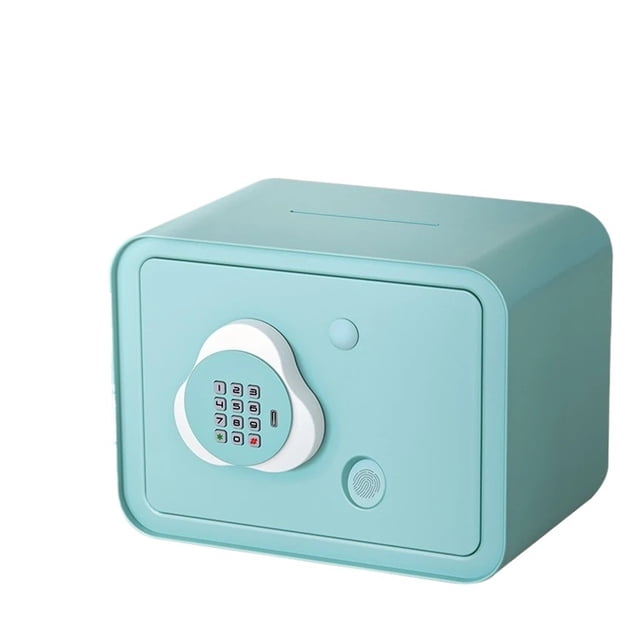 Key Lock Password Coin Storage Piggy Bank, Money Safe Box