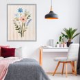 thumbnail image 3 of Stupell Industries Cottage Cream Stripe Florals Gray Framed Giclee Art, 24 x 30, by The Prints Vibe, 3 of 8