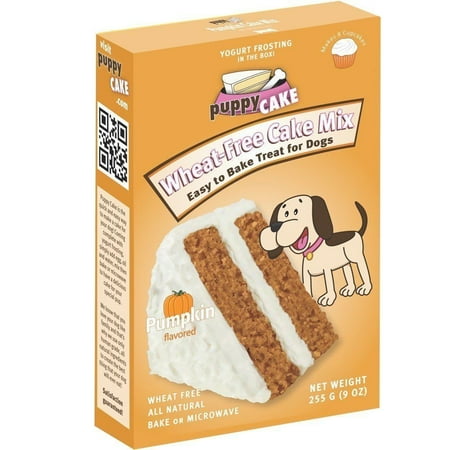 Puppy Cake Mix for Dogs and Puppies - Pumpkin (Best Pumpkin Crumb Cake)