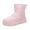 Pink, variant on BOBOGOJP Kids Snow Boots Boys Girls Toddler Winter Waterproof Shoes Cold Weather Outdoor Lightweight (Toddler/Little Kids/Big Kids) Pink for Size 2